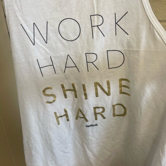 Reebok Work Hard Shine Hard Tank Top - Picture 7 of 7